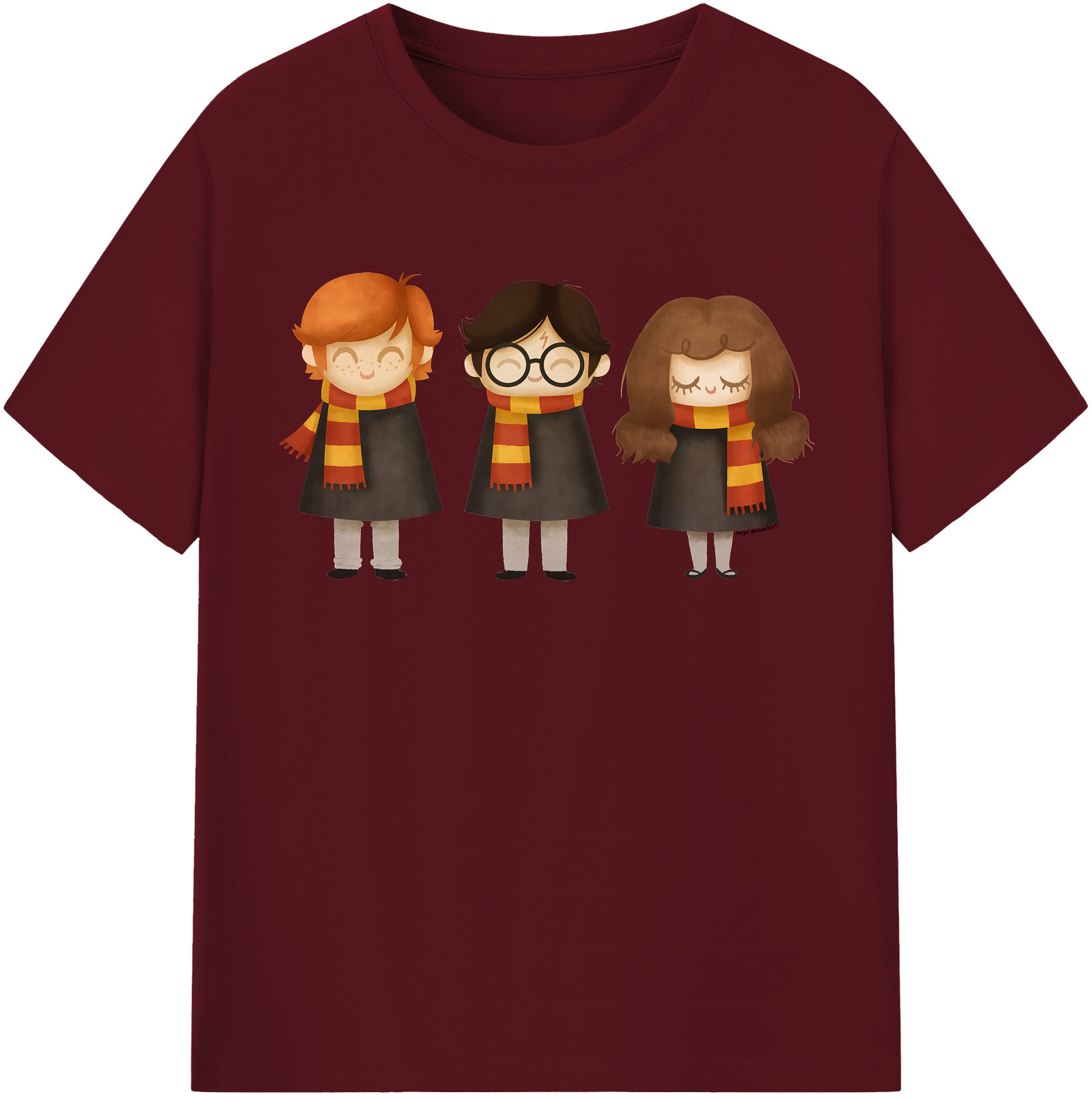 （画像用） Harry Potter ハリー・ポッターシリーズ 綿100％半袖Tシャツ（フロントプリント）